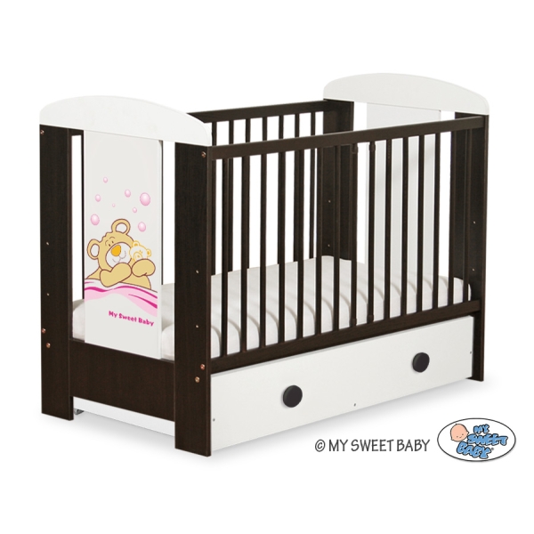 Lit pour Bébé avec Tiroir 120x60 Maxi Barnabé