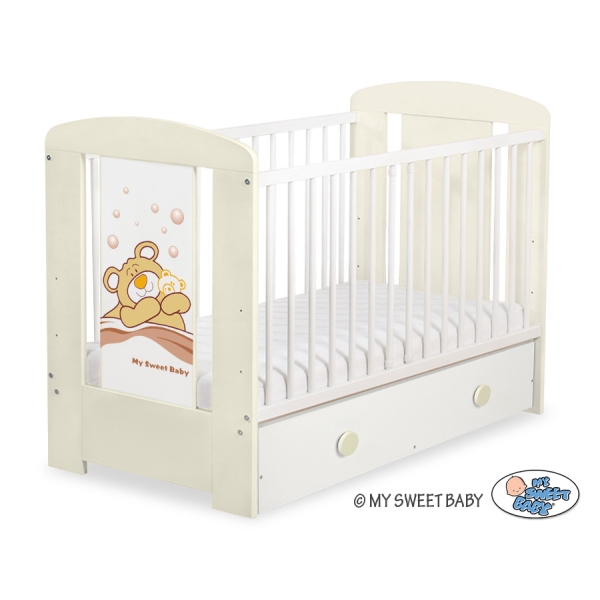 Lit pour Bébé avec Tiroir 120x60 Maxi Barnabé