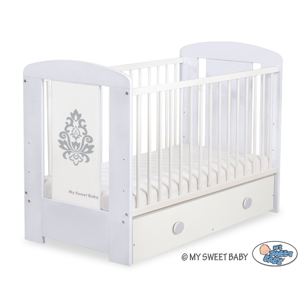 Lit pour Bébé avec Tiroir 120x60 Maxi Glamour