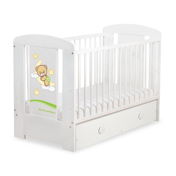 Lit pour Bébé avec Tiroir 120x60 Maxi Nuit