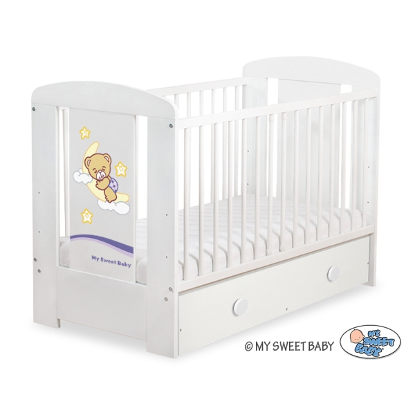 Lit pour Bébé avec Tiroir 120x60 Maxi Nuit