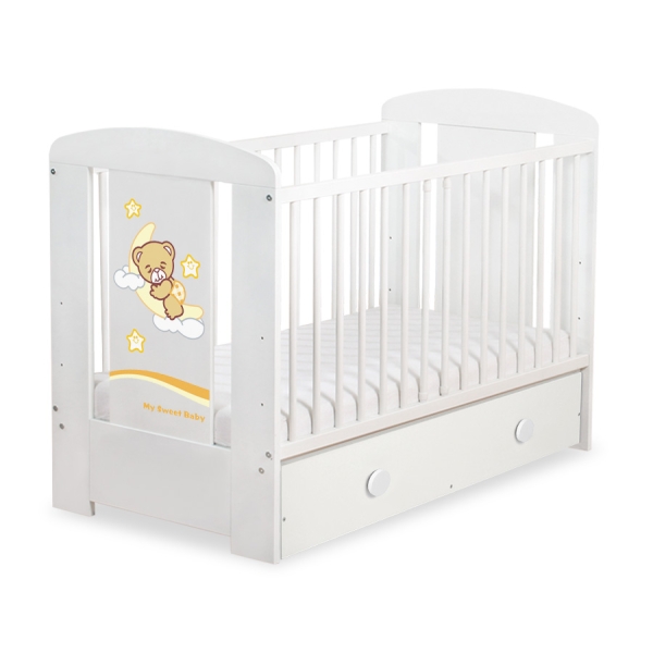 Lit pour Bébé avec Tiroir 120x60 Maxi Nuit