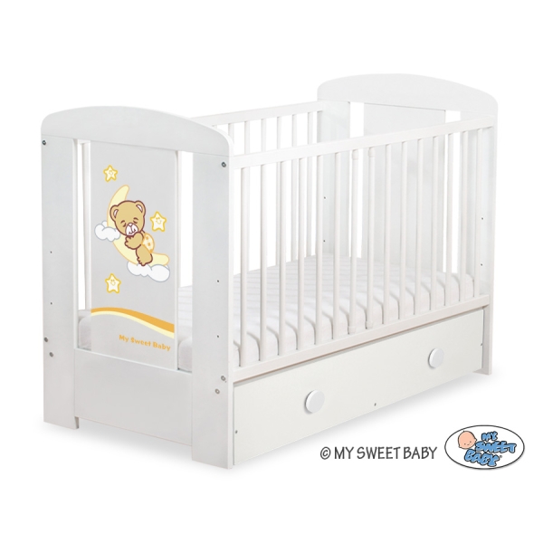 Lit pour Bébé avec Tiroir 120x60 Maxi Nuit