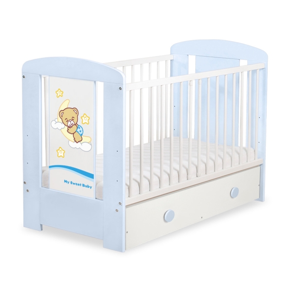 Lit pour Bébé avec Tiroir 120x60 Maxi Nuit