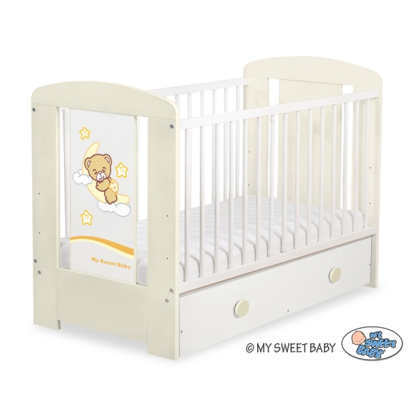 Lit pour Bébé avec Tiroir 120x60 Maxi Nuit