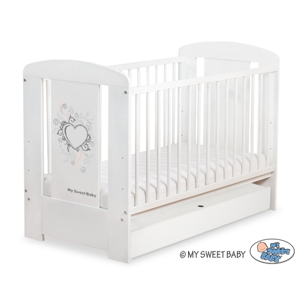 Lit pour Bébé avec Tiroir 120x60 Standard