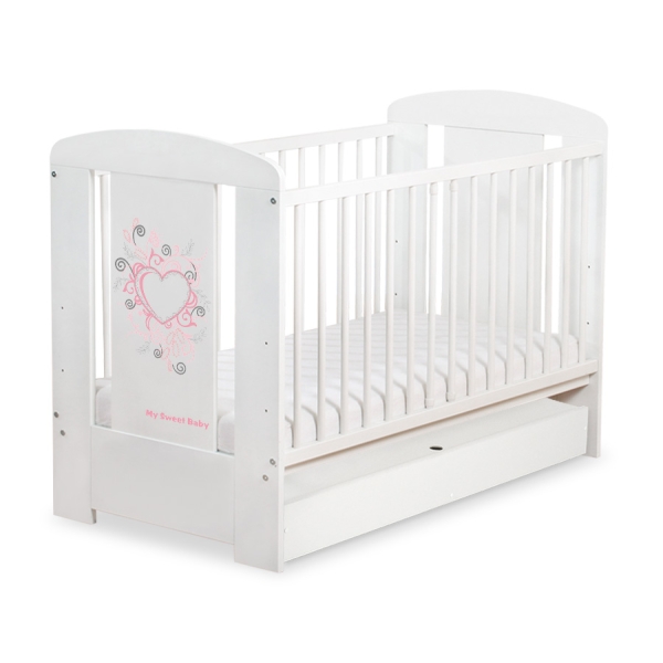 Lit pour Bébé avec Tiroir 120x60 Standard