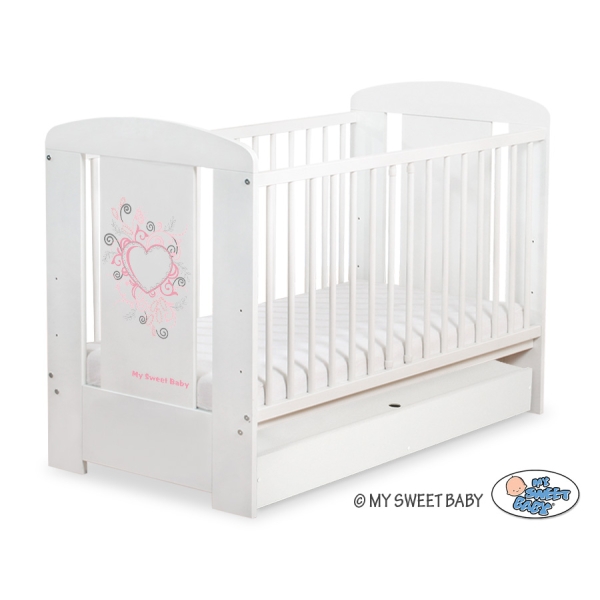 Lit pour Bébé avec Tiroir 120x60 Standard