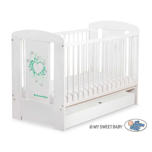 Lit pour Bébé avec Tiroir 120x60 Standard