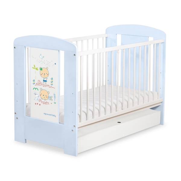 Lit pour Bébé avec Tiroir 120x60 Standard