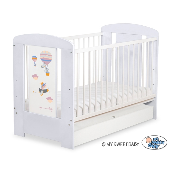 Lit pour Bébé avec Tiroir 120x60 Standard