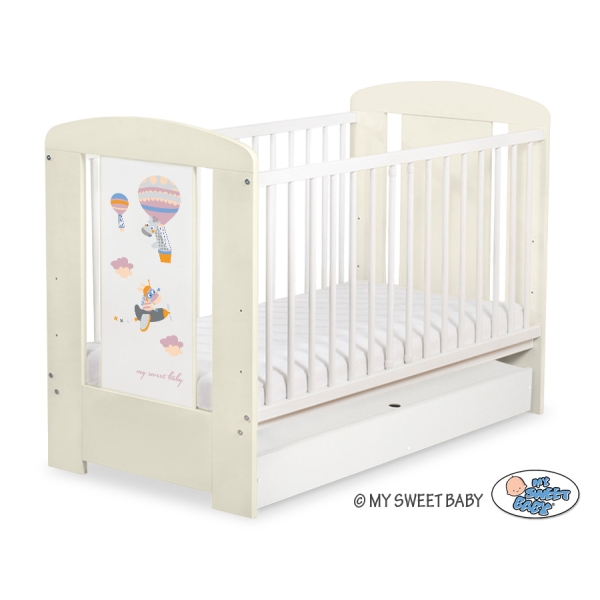Lit pour Bébé avec Tiroir 120x60 Standard