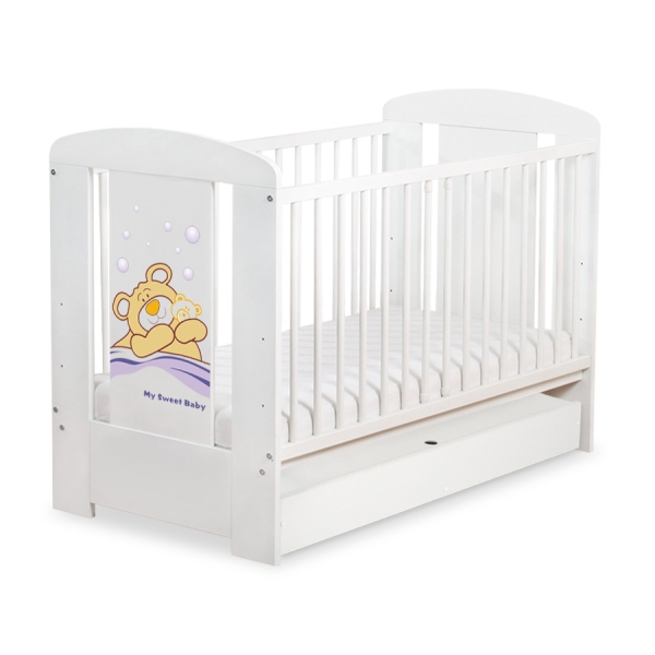 Lit pour Bébé avec Tiroir 120x60 Standard Barnabé
