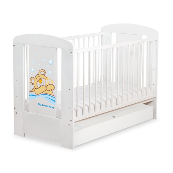 Lit pour Bébé avec Tiroir 120x60 Standard Barnabé