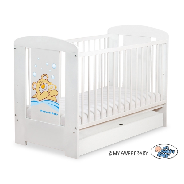 Lit pour Bébé avec Tiroir 120x60 Standard Barnabé