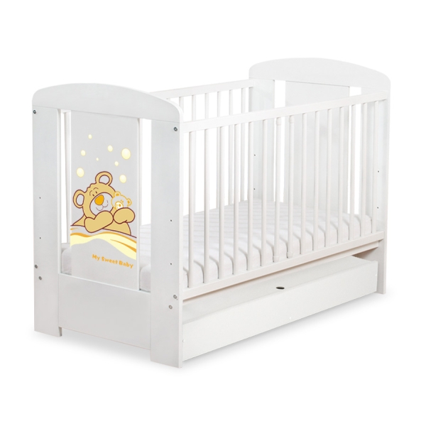 Lit pour Bébé avec Tiroir 120x60 Standard Barnabé