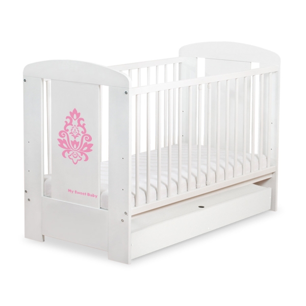 Lit pour Bébé avec Tiroir 120x60 Standard Glamour