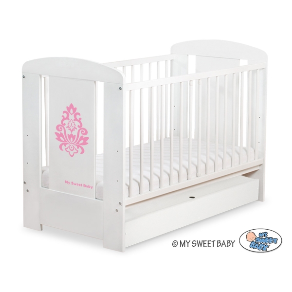 Lit pour Bébé avec Tiroir 120x60 Standard Glamour