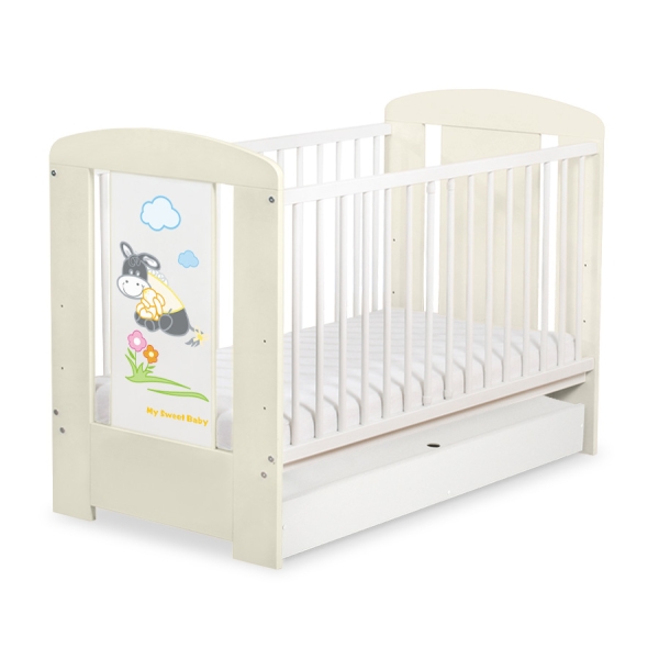 Lit pour Bébé avec Tiroir 120x60 Standard Luca