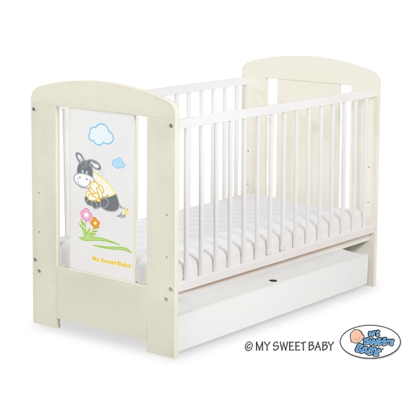 Lit pour Bébé avec Tiroir 120x60 Standard Luca