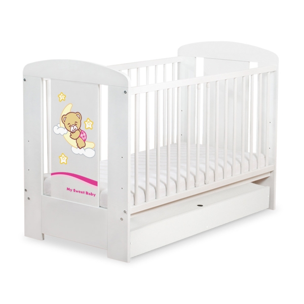 Lit pour Bébé avec Tiroir 120x60 Standard Nuit