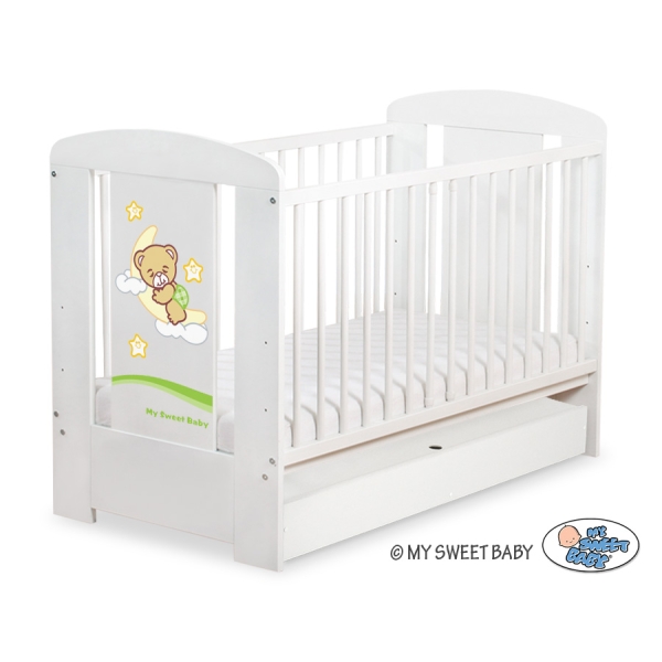 Lit pour Bébé avec Tiroir 120x60 Standard Nuit