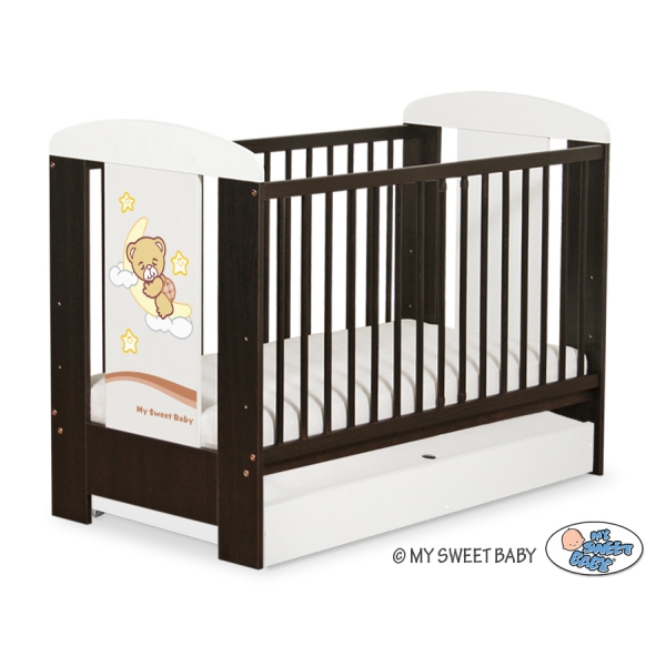 Lit pour Bébé avec Tiroir 120x60 Standard Nuit