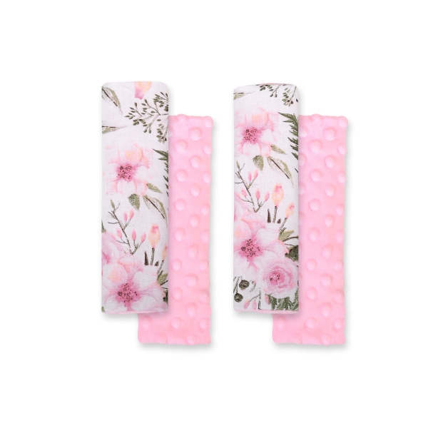 Lot de 2 Protèges Ceinture Rose