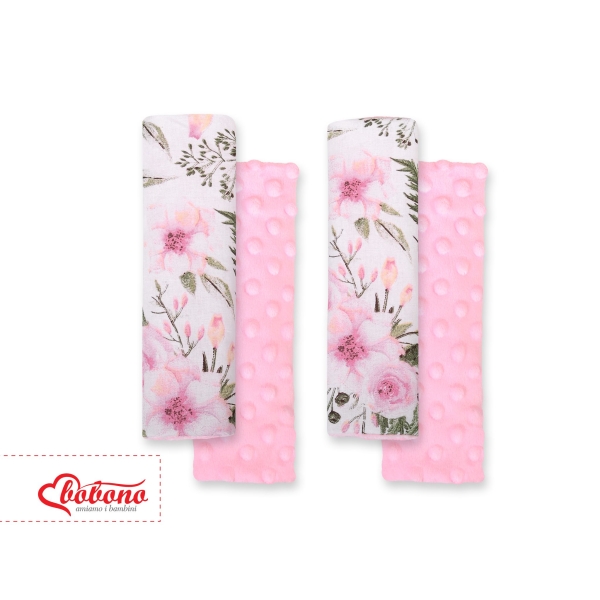 Lot de 2 Protèges Ceinture Rose