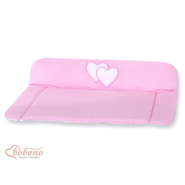 Matelas à Langer Bébé Rose Cœurs