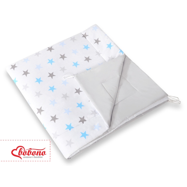 Matelas de Jeu pour Tipi Bleu Gris étoiles