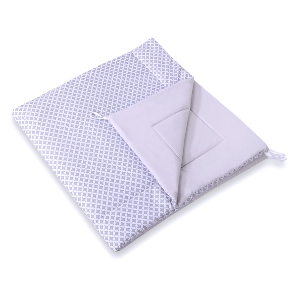 Méga Lot: Tente de Tipi + Tapis de Jeu + Oreillers + Plumes Gris