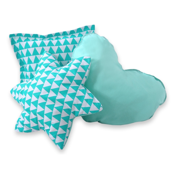 Méga Lot: Tente de Tipi + Tapis de Jeu + Oreillers + Plumes Menthe