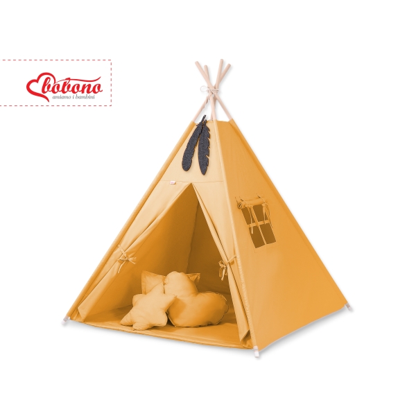 Méga Lot: Tente de Tipi + Tapis de Jeu + Oreillers + Plumes Miel