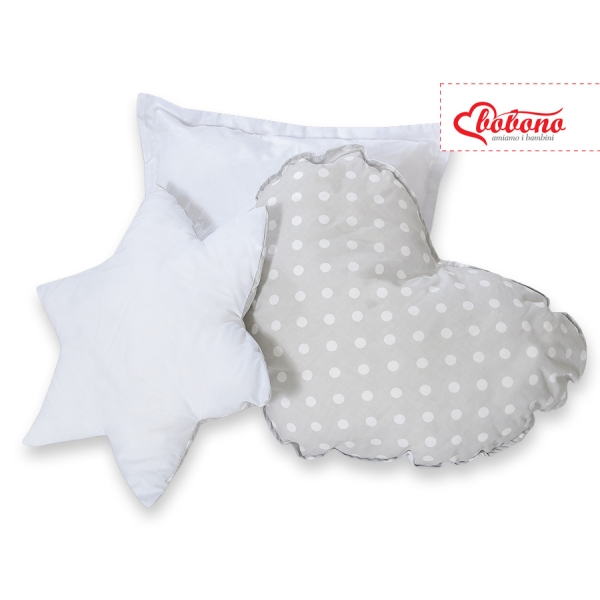 Méga Set: Tipi avec Tapis de Sol et Oreillers Gris à Pois
