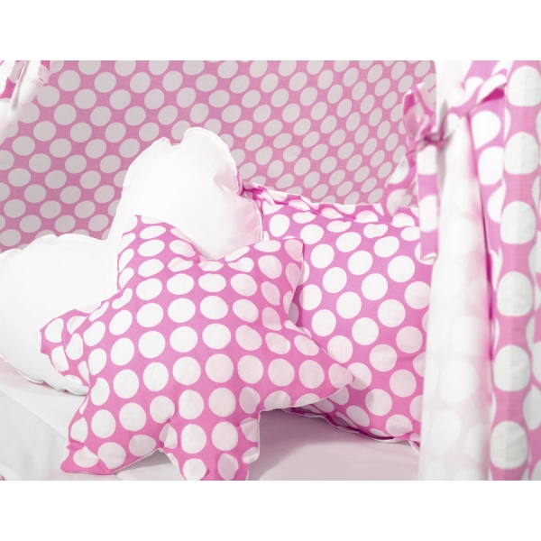 Méga Set: Tipi pour Enfant avec Tapis de Jeu et Oreillers Rose
