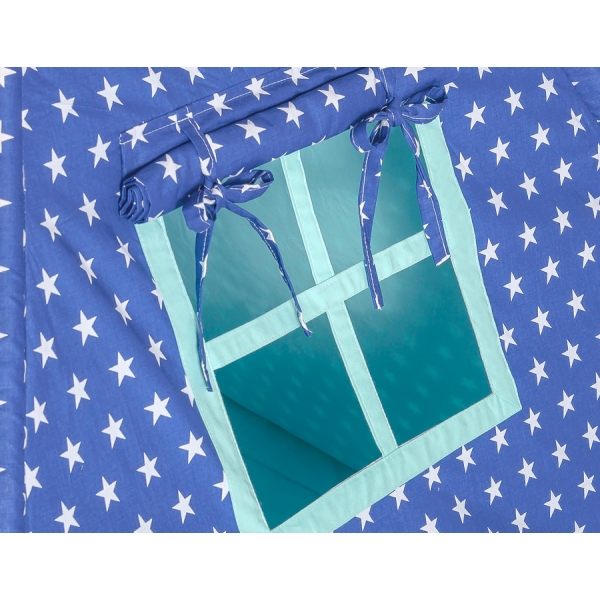 Méga Set: Tipi pour Enfant avec Tapis de Sol et Oreillers + Plumes