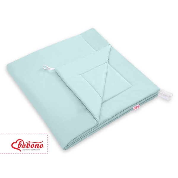 Mini Lot: Tipi pour Enfant avec Tapis de Jeu et Plumes Décoratives Menthe