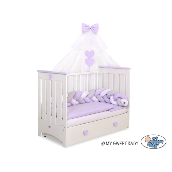 Moustiquaire en Tulle pour Lit Bébé Lila Mousseline