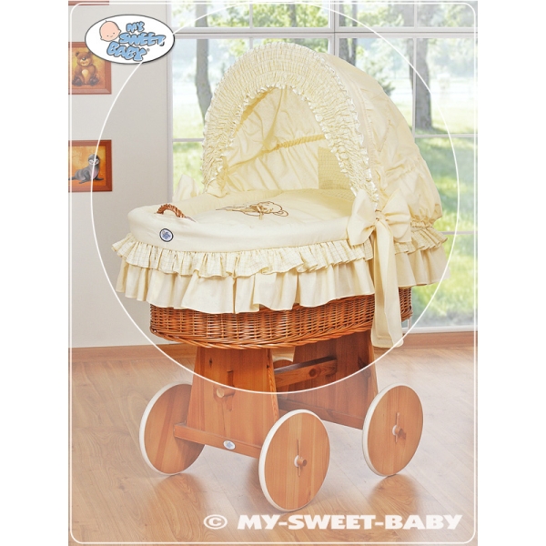 Nouvelles Housses de Rechange pour le Berceau de Bébé Beige
