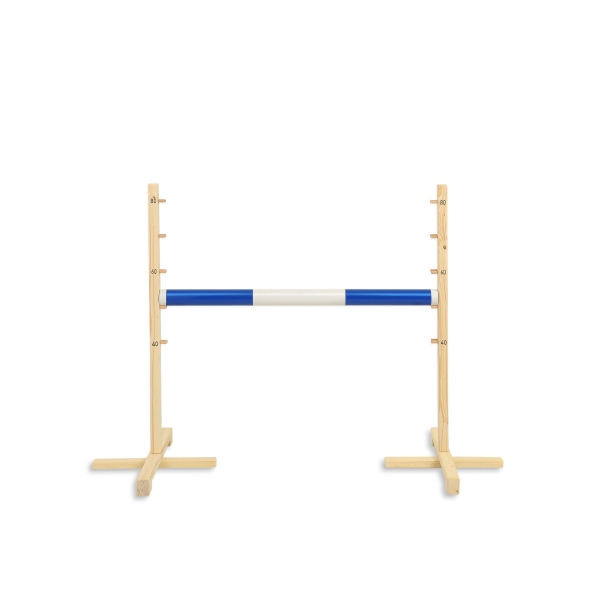 Obstacle de Saut pour Hobby Horse 80 cm Incl. Barre Bleu