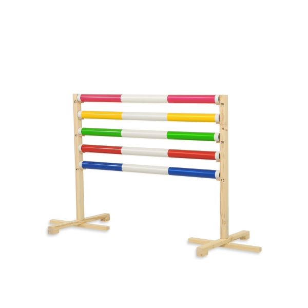 Obstacle de Saut pour Hobby Horse 80 cm Incl. Barre Bleu