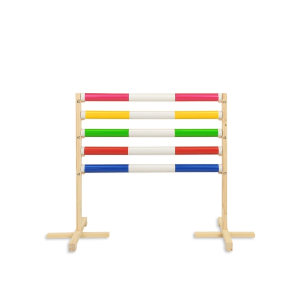 Obstacle de Saut pour Hobby Horse 80 cm Incl. Barre Bleu