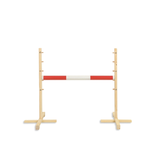 Obstacle de Saut pour Hobby Horse 80 cm Incl. Barre Rouge