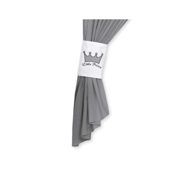 Paire de Rideaux de Chambre de Bébé  Anthracite Prince / Princess