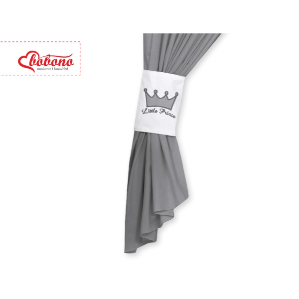 Paire de Rideaux de Chambre de Bébé  Anthracite Prince / Princess