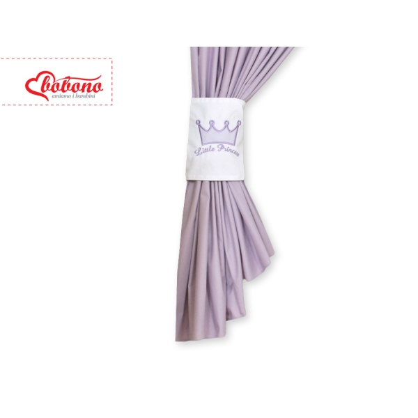 Paire de Rideaux de Chambre de Bébé  Lila Prince / Princess
