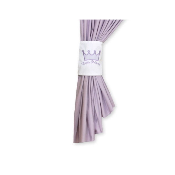 Paire de Rideaux de Chambre de Bébé  Lila Prince / Princess