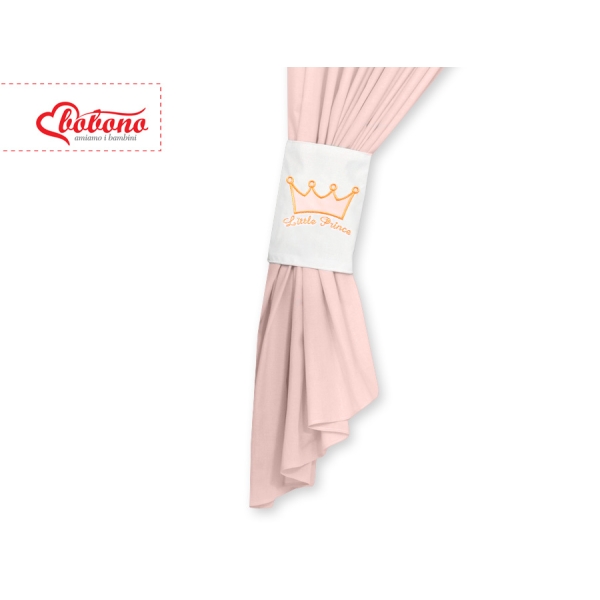 Paire de Rideaux de Chambre de Bébé  Rose Poudré Prince / Princess