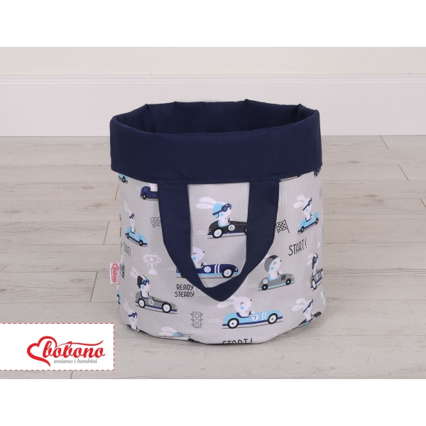 Panier à Jouets Double Face L Lapins